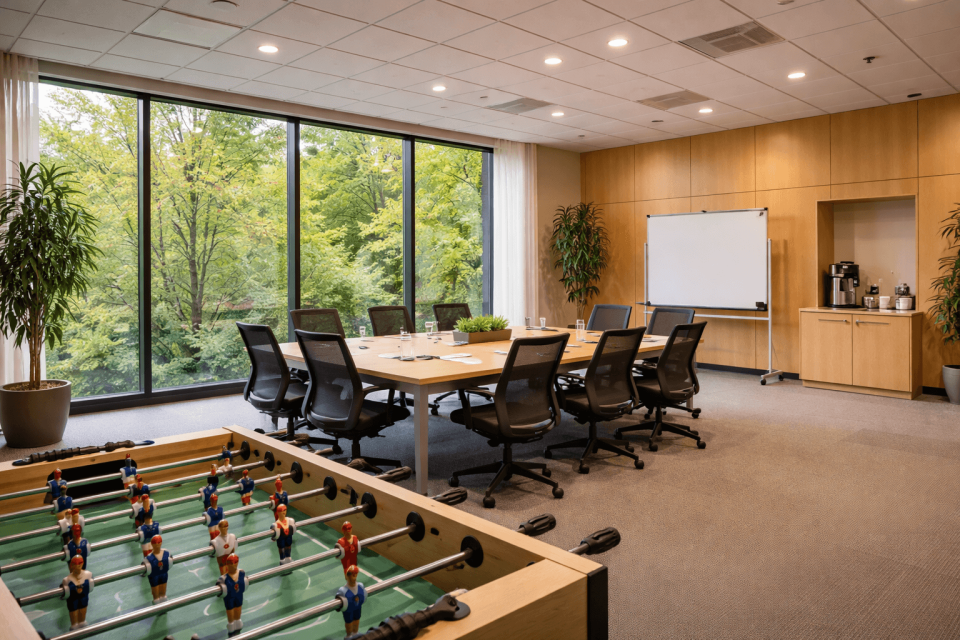 Konferenzraum unserer SEO Agentur in Berlin